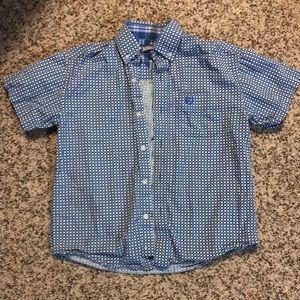 Boys Panhandle 6 button up western shirt
